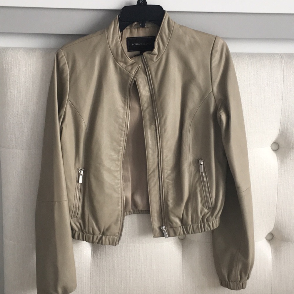 BCBGMaxaria Leather Jacket